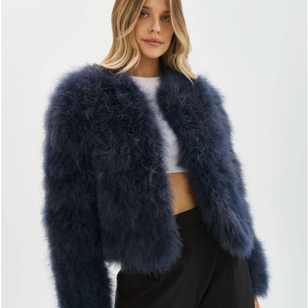 Lamarque Feather Jacket - Picture 3 of 8